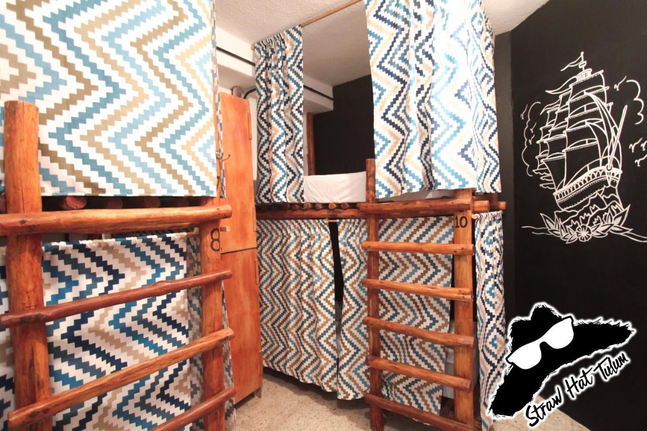 Straw Hat Hostel & Rooftop Bar Тулум Екстериор снимка