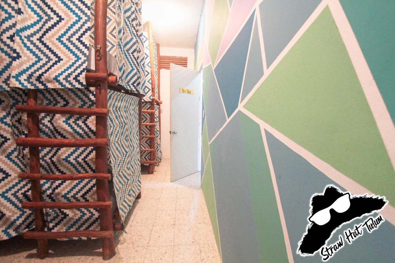 Straw Hat Hostel & Rooftop Bar Тулум Екстериор снимка