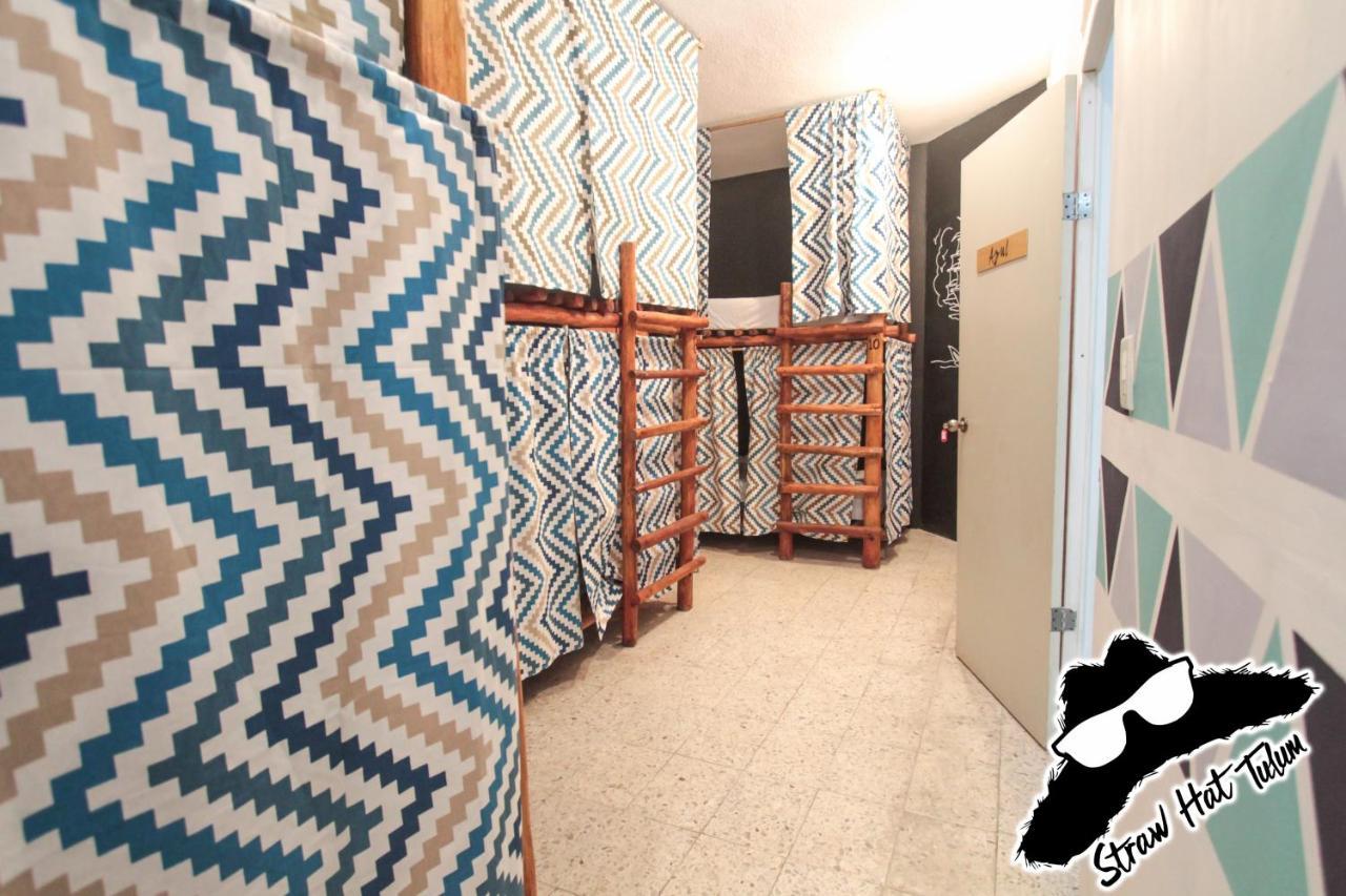Straw Hat Hostel & Rooftop Bar Тулум Екстериор снимка